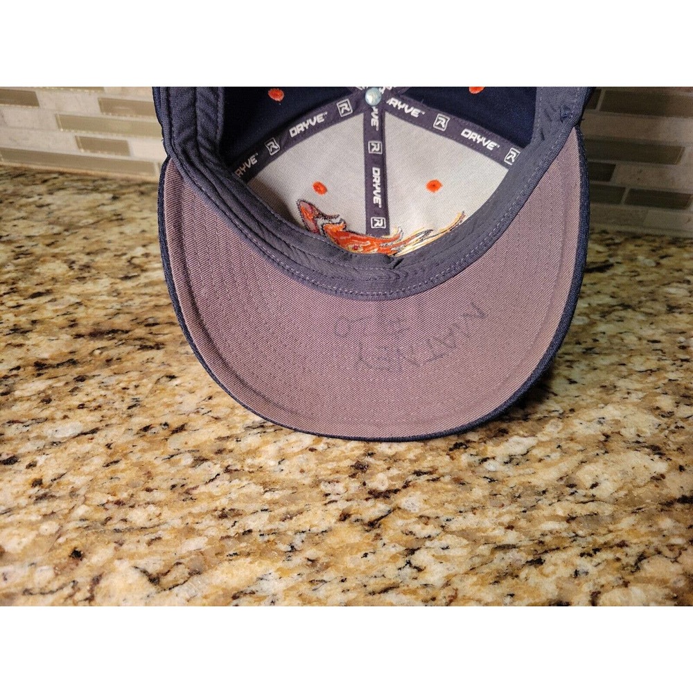 Richardson Dryve Hat Navy Blue Baseball Cap Embroidered Logo Fitted Small-Medium - Picture 12 of 14